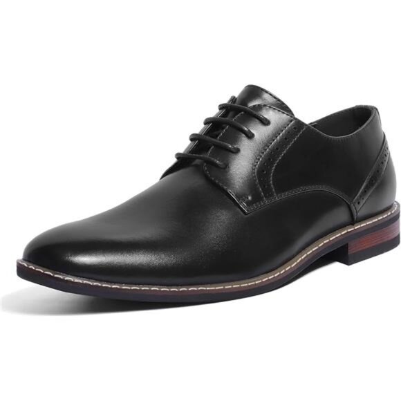 Men\'s Oxford Dress Shoes, Comfortable Cap Toe, Leather, Flexible, Breathable main image 4